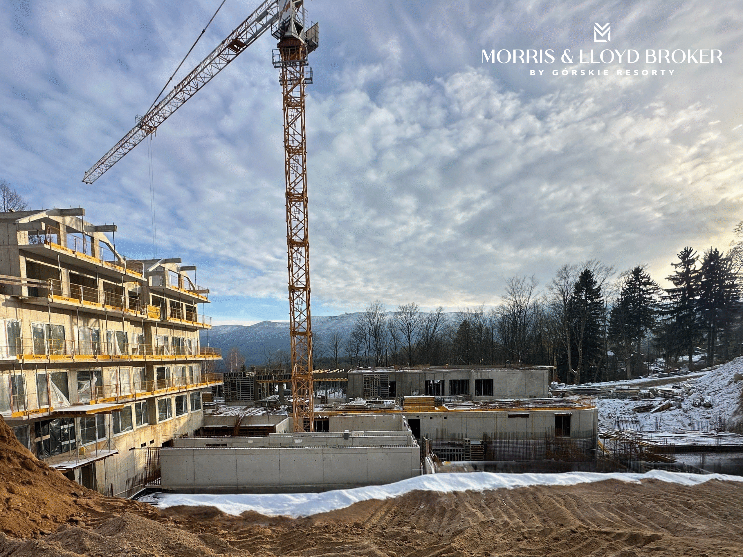 Postęp na budowie The View Mountain – listopad 2025